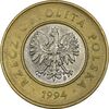 سکه 2 زلوتی 1994 جمهوری سوم - EF45 - لهستان