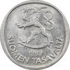 سکه 1 مارک 1989 جمهوری - MS61 - فنلاند
