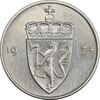 سکه 50 اوره 1974 اولاف پنجم - AU55 - نروژ