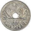 سکه 5 کرون 1999 هارالد پنجم - EF45 - نروژ