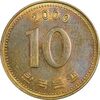 سکه 10 وون 2000 جمهوری - AU58 - کره جنوبی
