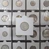 سکه 1000 دینار 1299 خطی (ِقالب اشتباه) - AU55 - مظفرالدین شاه
