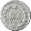 سکه ربعی 1319 خطی - F15 - مظفرالدین شاه