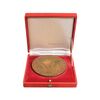 مدال برنز یادبود آغاز بهره برداری از سد رضا شاه کبیر 2535 (با جعبه) - EF - محمد رضا شاه