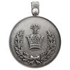 مدال نقره خدمت (دو رو تاج) - ضرب SPORRONG (با کاور فابریک) - رضا شاه