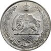 سکه 5 ریال 1348 آریامهر - MS62 - محمد رضا شاه