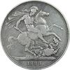 سکه 1 کرون 1888 ویکتوریا - VF30 - انگلستان