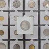 سکه 2000 دینار 1316 خطی (دو ضرب) - ارور - VF35 - مظفرالدین شاه