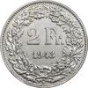 سکه 2 فرانک 1943 دولت فدرال - EF45 - سوئیس