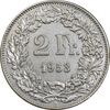 سکه 2 فرانک 1953 دولت فدرال - EF40 - سوئیس