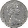 سکه 10 پنس 1975 الیزابت دوم - EF45 - انگلستان