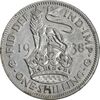سکه 1 شیلینگ 1938 جرج ششم - تیپ 1 - AU50 - انگلستان