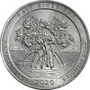 سکه کوارتر دلار 2020D (پارک ملی تاریخی خلیج نمک) - MS63 - آمریکا