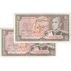اسکناس 20 ریال (انصاری - مهران) ریال باز - جفت - UNC61 - محمد رضا شاه