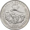 سکه کوارتر دلار 2006P ایالتی (داکوتای جنوبی) - AU58 - آمریکا
