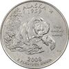 سکه کوارتر دلار 2008D ایالتی (آلاسکا) - AU55 - آمریکا