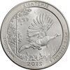 سکه کوارتر دلار 2015D جنگل ملی کیساچی - MS61 - آمریکا