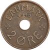 سکه 2 اوره 1940 کریستیان دهم - EF40 - دانمارک