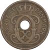 سکه 5 اوره 1927 کریستیان دهم - VF35 - دانمارک