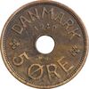 سکه 5 اوره 1940 کریستیان دهم - EF45 - دانمارک