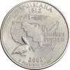 سکه کوارتر دلار 2002P ایالتی (لوئیزیانا) - AU50 - آمریکا