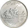 سکه کوارتر دلار 1999D ایالتی (نیوجرسی) - MS63 - آمریکا
