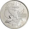 سکه کوارتر دلار 2002P ایالتی (لوئیزیانا) - AU58 - آمریکا