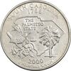 سکه کوارتر دلار 2000P ایالتی (کارولینای جنوبی) - AU58 - آمریکا