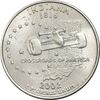 سکه کوارتر دلار 2002P ایالتی (ایندیانا) - AU55 - آمریکا