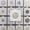 سکه 1000 دینار 1323 تصویری - EF40 - مظفرالدین شاه