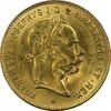 سکه 10 فرانک (4 فلورین) 1892 فرانتس یوزف یکم (طلا) - MS64 - اتریش