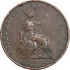 سکه 1 فارتینگ 1853 ویکتوریا - VF25 - انگلستان