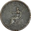 سکه نیم پنی 1807 جرج سوم - VF30 - انگلستان