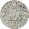 سکه 1000 دینار 1329 خطی - VF30 - احمد شاه