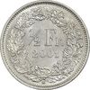 سکه 1/2 فرانک 2001 دولت فدرال - AU50 - سوئیس