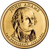 1 دلار جان آدامز - USA 1 Dollar copper coin - Presidential - John Adams