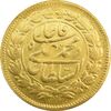 سکه طلا 5000 دینار 1324 خطی - MS64 - محمدعلی شاه