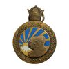 مدال برنز آویزی پنجاهمین سال پادشاهی پهلوی 2535 - UNC - محمد رضا شاه