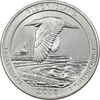 سکه کوارتر دلار 2018D ساحل دریاچه ملی راکس - MS62 - آمریکا