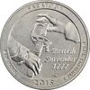 سکه کوارتر دلار 2015D ساراتوگا - AU58 - آمریکا