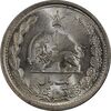 سکه 1 ریال 1313/2 (سورشارژ تاریخ نوع یک) - MS65 - رضا شاه