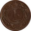 سکه 10 دینار 1314 مس - MS61 - رضا شاه
