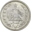 سکه 1 ریال 1313/2 (سورشارژ تاریخ نوع دو) - MS63 - رضا شاه