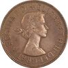 سکه 1 پنی 1966 الیزابت دوم - EF40 - انگلستان