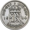 سکه 6 پنس 1944 جرج ششم - EF40 - انگلستان