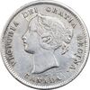 سکه 5 سنت 1871 ویکتوریا - EF40 - کانادا