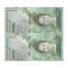 اسکناس 5000 بولیوار 2017 جمهوری بولیواری - جفت - UNC63 - ونزوئلا