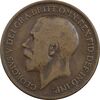 سکه 1 پنی 1917 جرج پنجم - VF30 - انگلستان