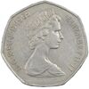 سکه 50 نیو پنس 1969 الیزابت دوم - EF45 - انگلستان