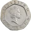 سکه 20 پنس 1988 الیزابت دوم - EF45 - انگلستان